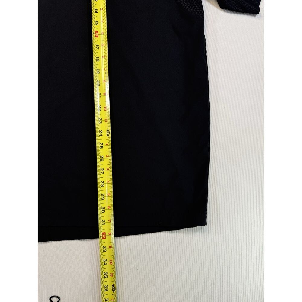 New Era LA Logo Batting Jacket 2XL Black Quarter Zip Short Sleeve - Picture 3 of 7
